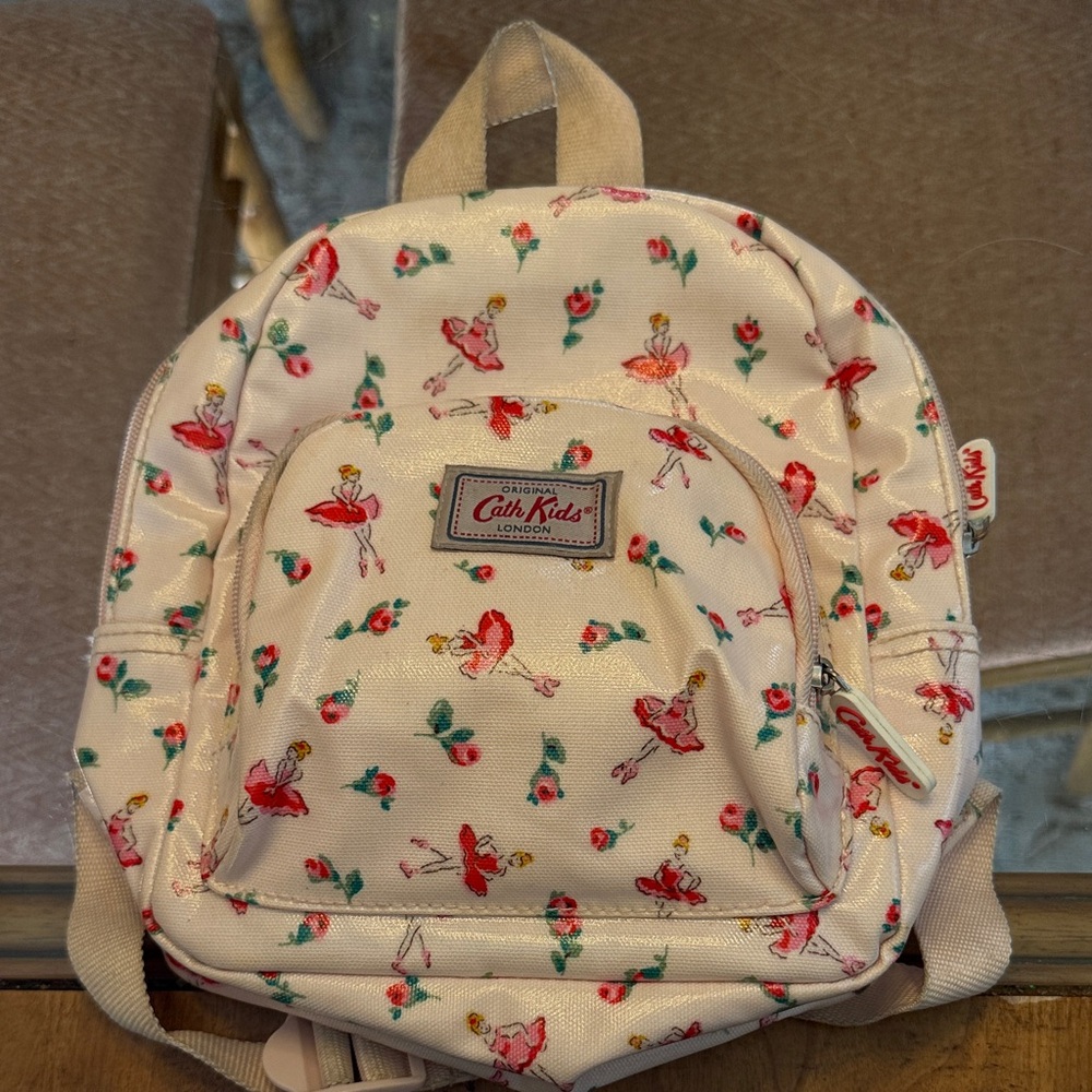Cath Kirstin Pink Floral Ballerina Mini Backpack